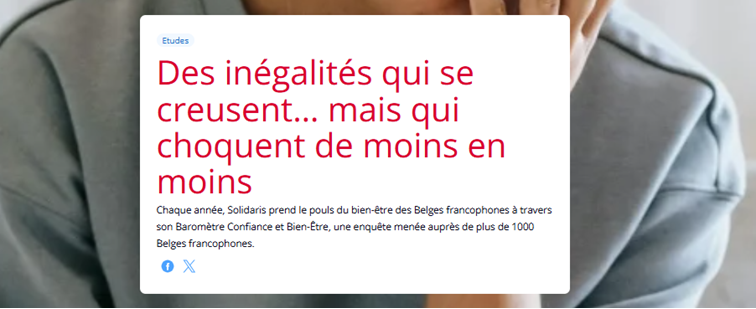 Courrier Solidaris Des Inégalités